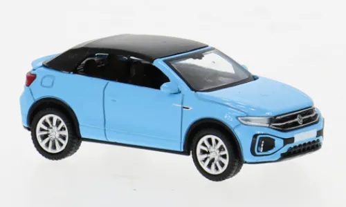 PCX87 VW T-Roc Cabriolet geschlossen, hellblau, 2022, 1:87, Discount