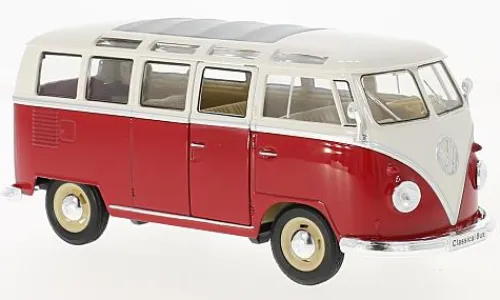 Welly VW T1 Samba, rot/weiss, 1963, 1:24, Online