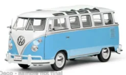 Sun Star VW T1 Samba, weiss/hellblau, 1962, 1:12, New