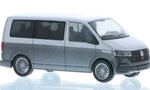 Rietze VW T6.1, silber/dunkelgrau, 1:87, Outlet