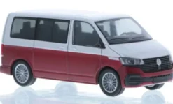 Rietze VW T6.1, silber/rot, 1:87, New