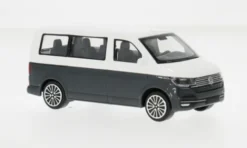 Bburago VW T6.1 Transporter, dunkelblau/weiss, 2020, 1:43, Hot