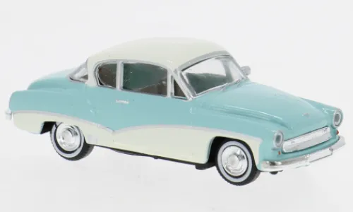Brekina Wartburg 311 Coupe, hellblau/weiss, 1959, 1:87, Outlet