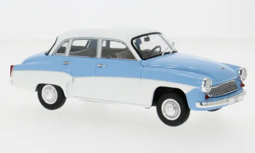 WhiteBox Wartburg 312, hellblau/weiss, 1965, 1:24,