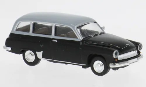 Brekina Wartburg 311 Kombi, schwarz/grau, 1959, 1:87, Outlet