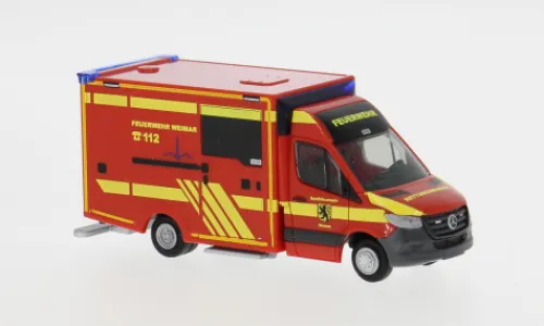 Rietze Wietmarscher Ambulanzfahrzeuge Design RTW, 2018, BF Weimar, 1:87, Online