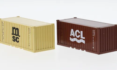 Wiking Zubehörpackung 20' Container, 1965, 1:87, New